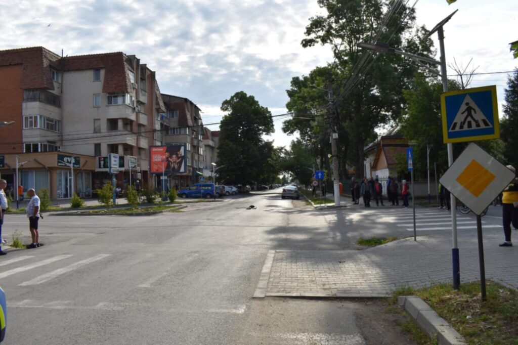 Accident mortal pe trecerea de pietoni, în Corabia. O femeie de 65 de ani și-a pierdut viața