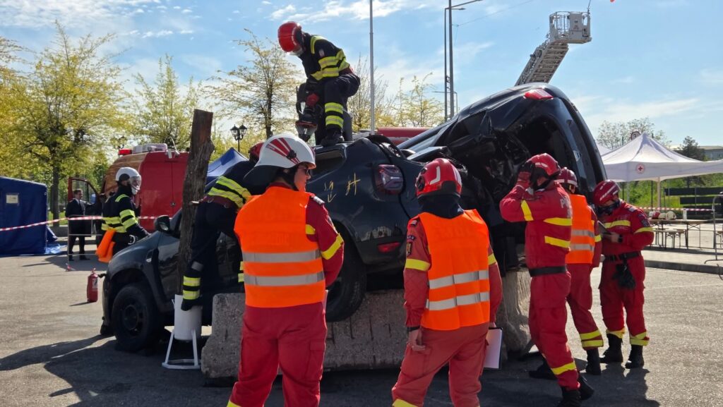Final spectaculos la Slatina: Salvatorii și-au testat limitele în competiția națională