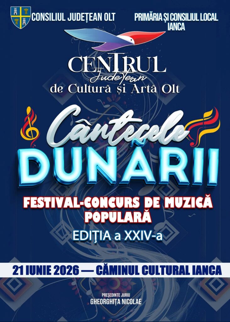 Cântecele Dunării, ediția a XXIV-a: Ianca devine capitala folclorului oltenesc pe 21 iunie