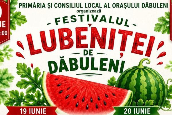 Petrecere mare în patria lubeniței: Dăbulenii sărbătoresc recolta cu un Festival al Lubeniței pe 19 și 20 iunie