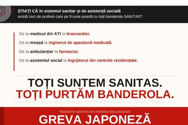 GREVĂ JAPONEZĂ ÎN SĂNĂTATE. 100.000 DE ANGAJAȚI DIN SPITALE ȘI CENTRE SOCIALE PROTESTEAZĂ CU BANDEROLA PE BRAȚ