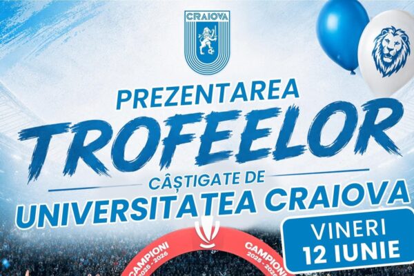 Trofeele Universității Craiova vin vineri la Corabia, la bustul lui Ion Oblemenco din parcul Carol I.