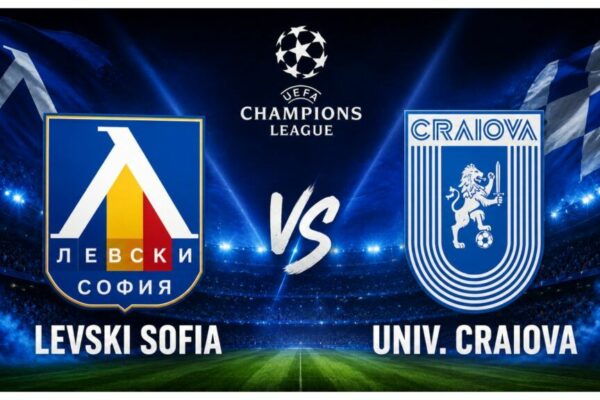 Levski Sofia și Universitatea Craiova, așteptate la un duel decisiv pentru calificare, potrivit presei bulgare