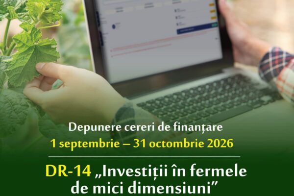 113 milioane € pentru fermele mici: AFIR deschide sesiunile de finanțare DR-14 și DR-18